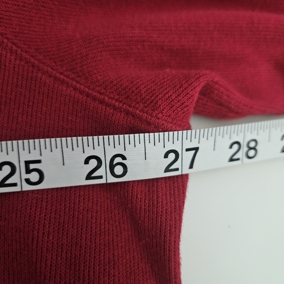 Polo Ralph Lauren Mens Red Estate Rib Quarter Zip Pullover Sweater Sz XL - Picture 10 of 14